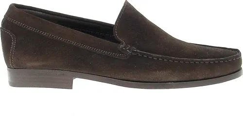 Mocassins Antica Cuoieria TODS en chamois brun foncé