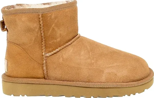 Bottines UGG Australia MINI CLASSIC II CHESTNUT en chamois beige