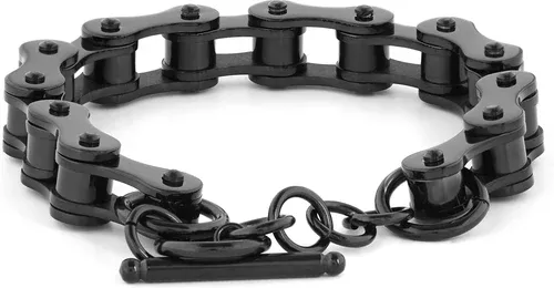 Fort Tempus Bracelet chaîne de vélo en acier noir