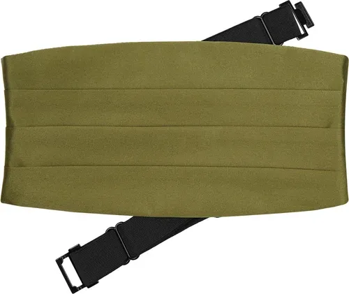 Trendhim Ceinture de smoking de couleur vert feuille