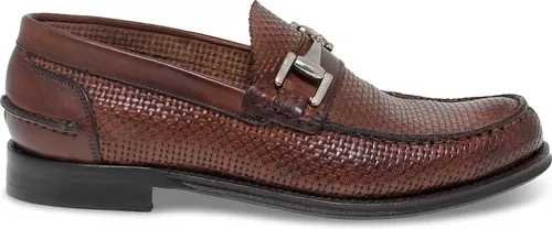 Mocassins Artisti e Artigiani COLLEGE GUCCI en cuir marron