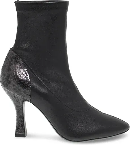 Bottines Vic Matie en cuir noir