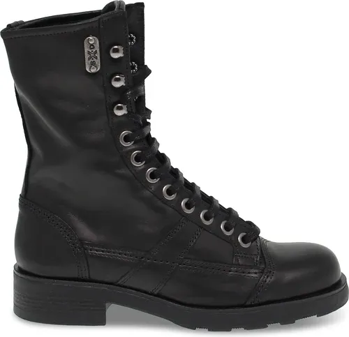 Bottines OXS FRANK 1902 en cuir noir