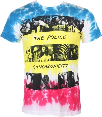 Tee-shirt métal Police - SYNCHRONICITY - LIQUID BLUE - 11930