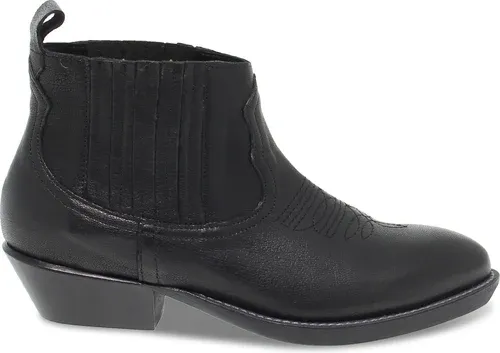 Bottines Ame en cuir noir