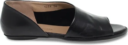 Chaussures plates Poesie Veneziane en cuir noir (11907789)