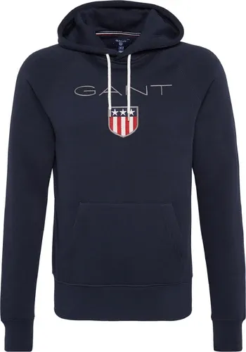 GANT Sweat-shirt bleu nuit / gris / rouge / blanc