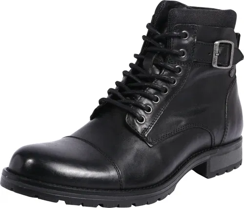 JACK & JONES Bottines à lacets 'Albany' noir