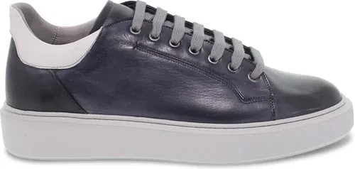 Baskets Brecos WIMBLEDON en cuir bleu