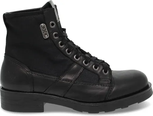 Bottines OXS FRANK 1901 en cuir noir (13121950)