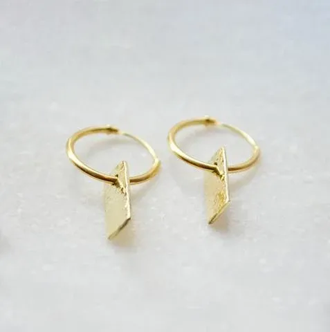 Solitude The Label Goldsmith Earhoops - Gold 14k