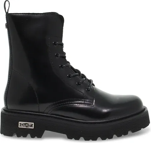 Boots Cult SLASH 1698 MID W en brossé noir