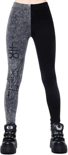 Pantalon (leggings) pour femmes KILLSTAR - Two-Faced Witch - KSRA002488