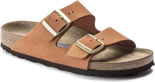 Birkenstock Arizona SFB Nubuck Pecan Narrow Fit