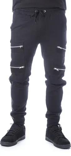 Pantalon pour hommes (survêtement) CHEMICAL BLACK - ROMEO - NOIR - POI1036