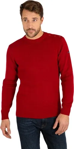 Armor Lux, Pull Marin "Paimpol" Homme, Rouge, X-Large (Taille Fabricant: XL)