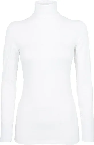 Glara Women's cotton turtleneck with long sleeves