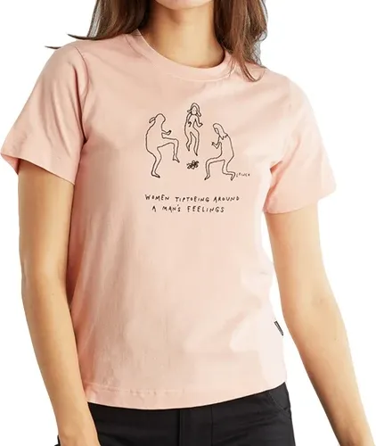 Dedicated T-shirt Mysen A Man´s Feelings Pink