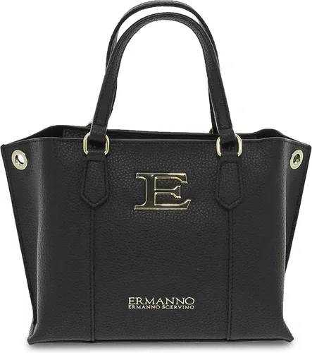 Sac à main Ermanno Scervino SMALL TOTE EBA en faux cuir noir