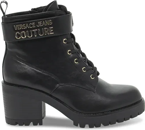 Boots Versace Jeans Couture JEANS COUTURE MIA en cuir noir (15514217)