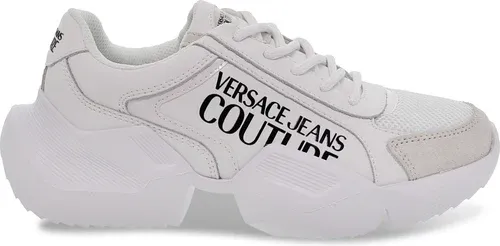 Baskets Versace Jeans Couture JEANS COUTURE GRAVITY en cuir blanc