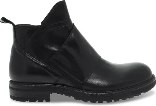 Bottines Jp David STILE INGLESE en cuir noir