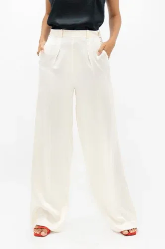 1 People Branson Bkg - Wide Leg Pants - Pearl