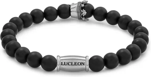 Lucleon Bracelet Vasilios en onyx argenté