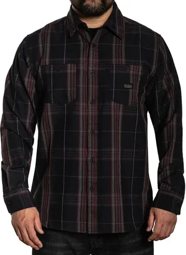 Chemise pour homme SULLEN - CABLE FLANNEL - SCM4023_BK