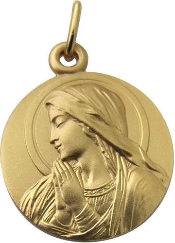 Tousmesbijoux Bijoux Médaille Vierge - Or 9 Carats