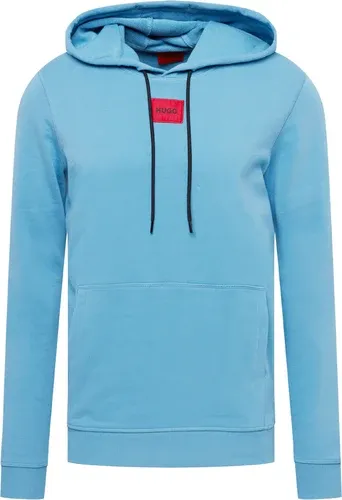 HUGO Sweat-shirt 'Daratschi' bleu ciel / rouge / noir