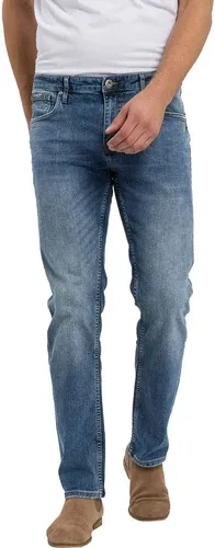 Cross Jeans Damien Jean Slim, Bleu (Mid Blue 020), W33/L38 (Taille Fabricant: 33/38) Homme