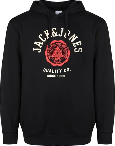 Jack & Jones Plus Sweat-shirt rouge / noir / blanc