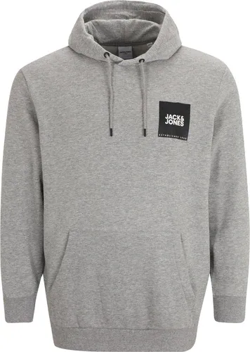 Jack & Jones Plus Sweat-shirt gris chiné / noir / blanc