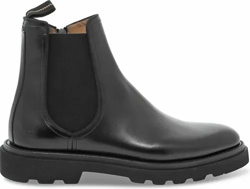 Boots Fabi BEATLES STILE INGLESE en cuir noir (17609204)