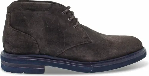 Bottines Guidi Calzature STILE INGLESE en chamois brun foncé