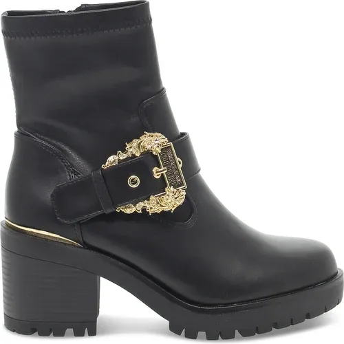 Boots Versace Jeans Couture JEANS COUTURE MIA en cuir noir (18082369)