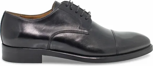 Chaussures à lacets Brecos STILE INGLESE 5 BUCHI en cuir noir