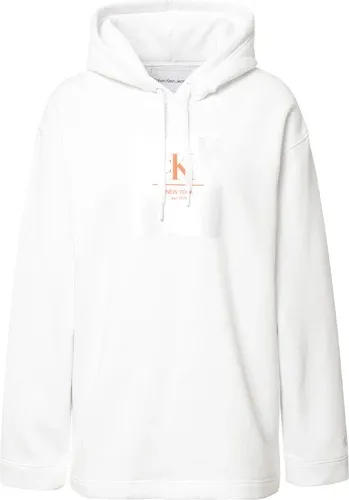 Calvin Klein Jeans Sweat-shirt orange / blanc (18149660)