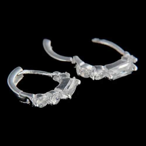 AMIATEX Boucles d'oreilles argent 13724