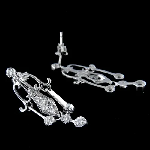 AMIATEX Boucles d'oreilles argent 14155