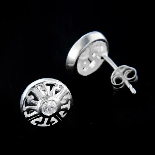 AMIATEX Boucles d'oreilles argent 14634