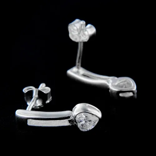 AMIATEX Boucles d'oreilles argent 14644